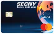 SECNY World Mastercard Credit Card image