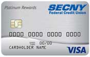 SECNY Visa Platinum Rewards credti card image