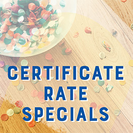 Certificate Rate Specials in Syracuse NY, SECNY FCU, CNY NY, Credit Union