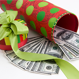 holiday loan near syracuse ny image of gift wrap with money