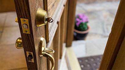 mortgage department near syracuse ny image of open door with key in lock