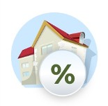 refinancing your mortgage near syracuse ny image of house icon with percent sign