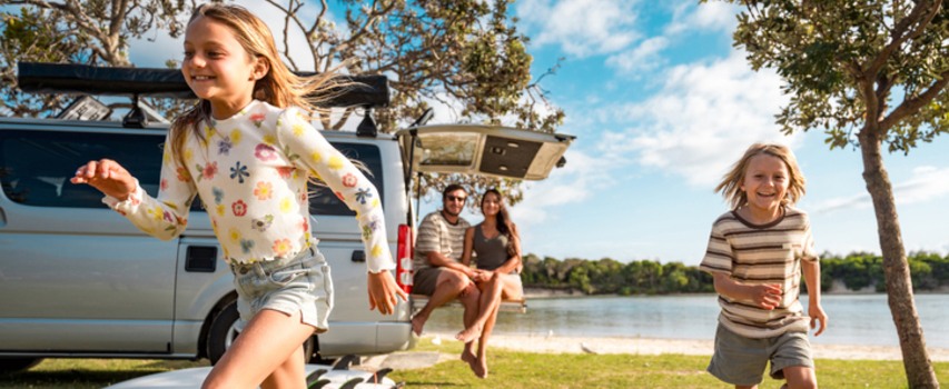 rv loans near syracuse ny happy family with rv