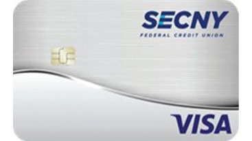 Visa Platinum Silver with SECNY Blue