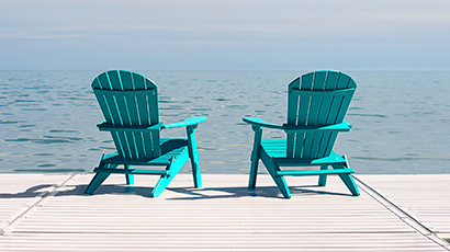 credit card flexibility near syracuse ny from secny fcu pair of adirondack chairs on a dock