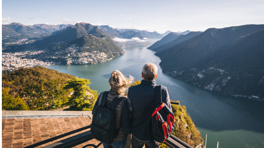 thank you for 32 years of service near syracuse ny image of couple enjoying retirement traveling the world togethera